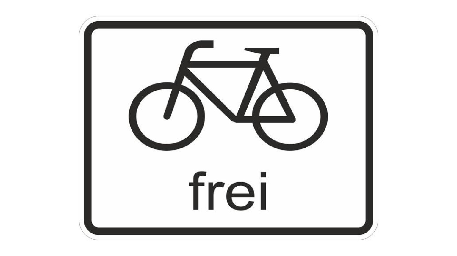 blaues rundes schild mit fahrrad und fußgänger